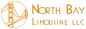 Orange logo for North Bay Limousine LLC with a suspension bridge icon on the left