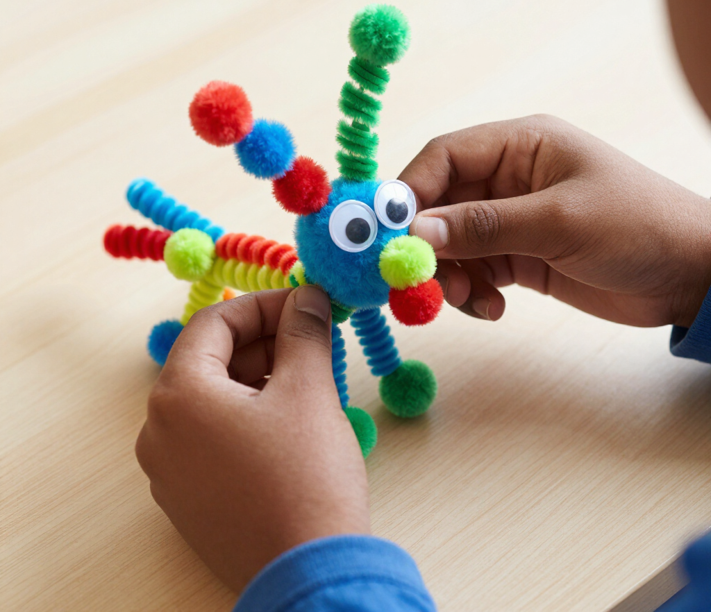 See a student creating a Creature Family Project to demonstrate inherited and acquired traits.