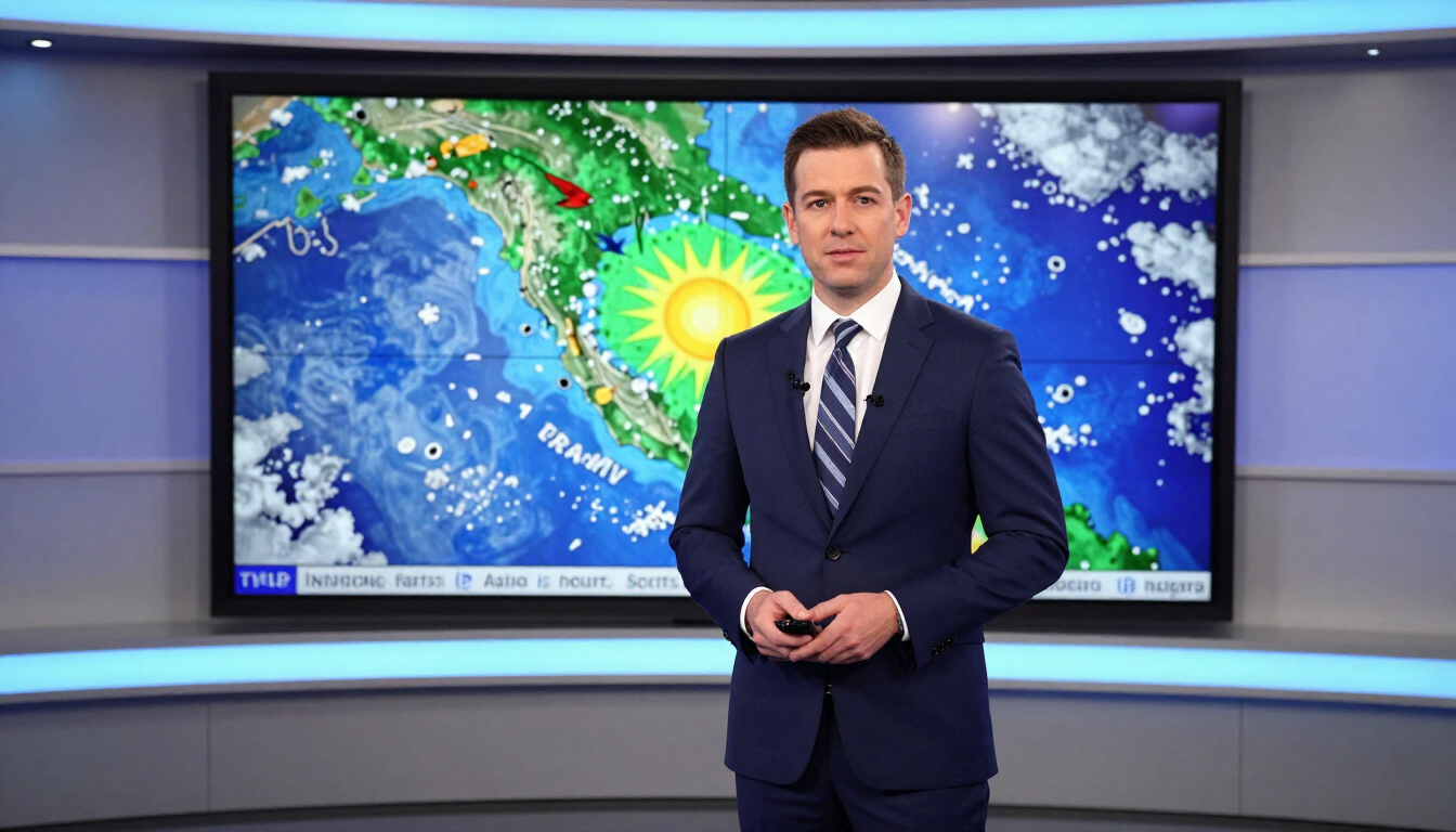 A thunderstorm to teach students about weather