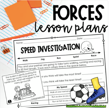 Forces and Interactions Lesson Plan Cover