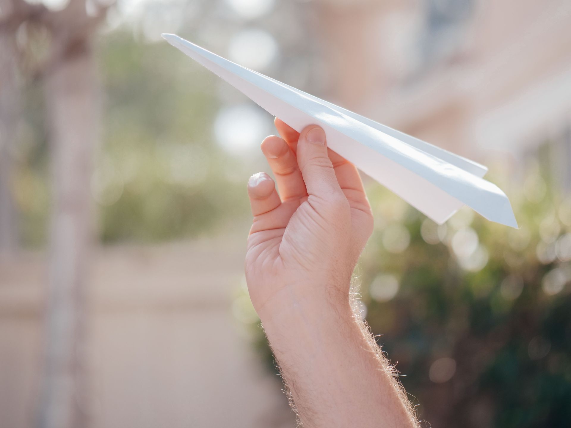 paper airplane for activity demonstrating how air resistance affects flight