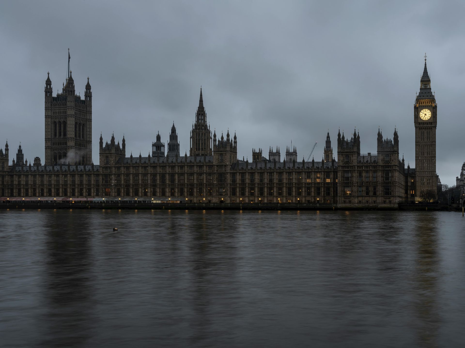 The Houses of Parliament By Night