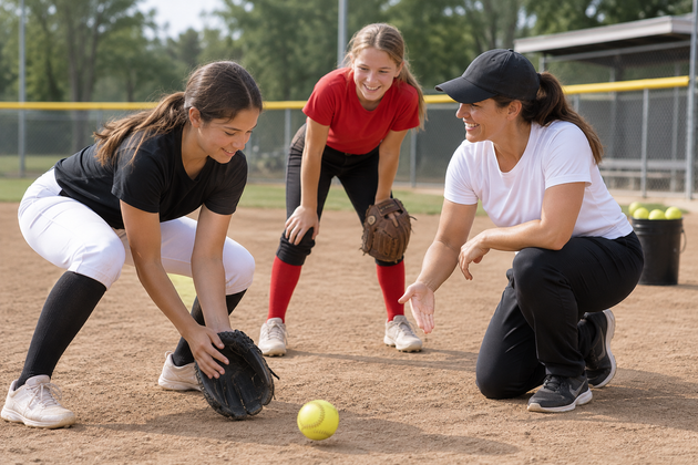 Baseball player sliding into home plate, catcher in front. Blue and gold uniforms, action shot.