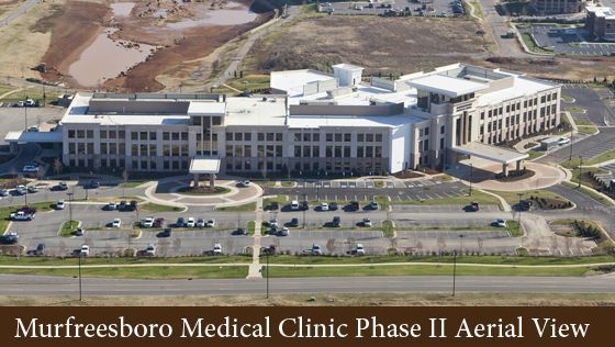 An aerial view of murfreesboro medical clinic phase ii