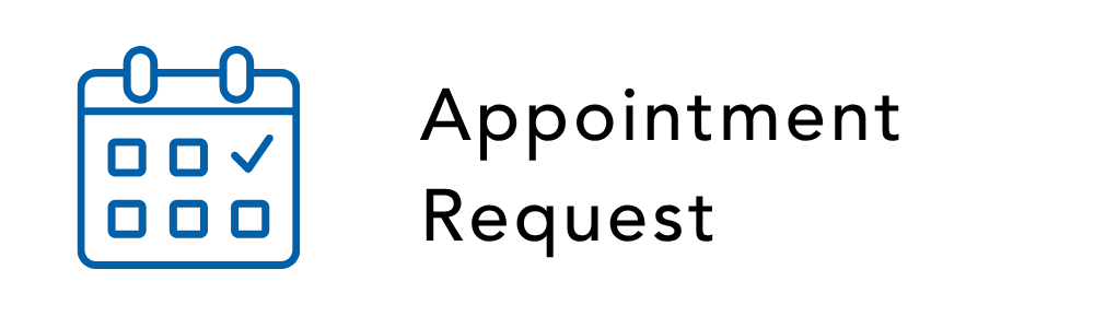 Blue calendar icon with check mark, 