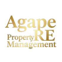 Gold Agape Property RE Management logo on a white background