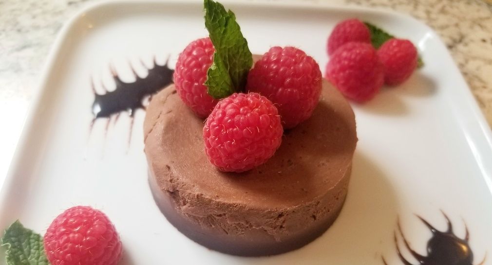 Chocolate Panna Cotta - Private Chef Services by Mangia Kitchen Maine