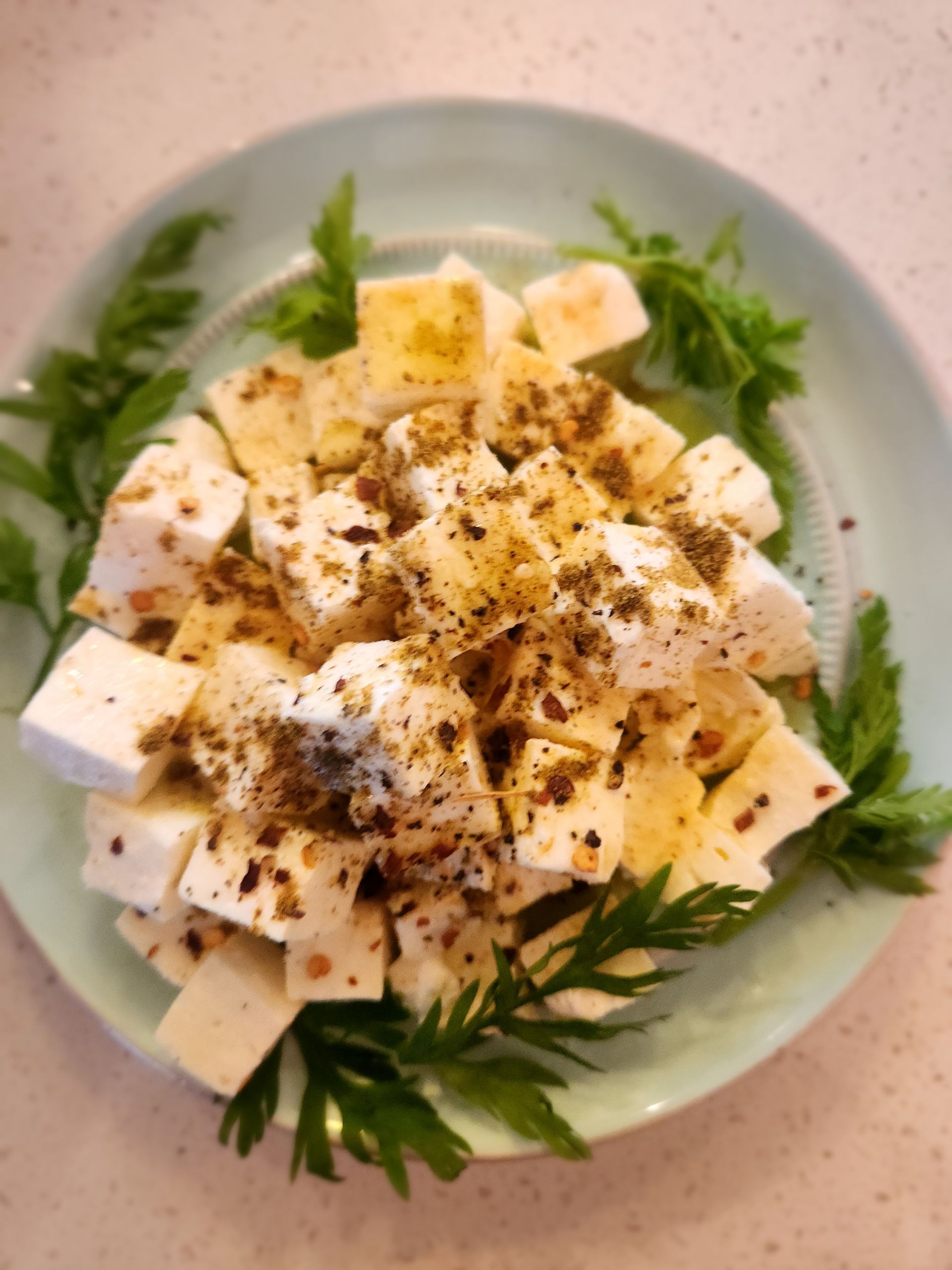Marinated Feta in Biddeford Pool, Maine- Private Chef Services by Mangia Kitchen Maine
