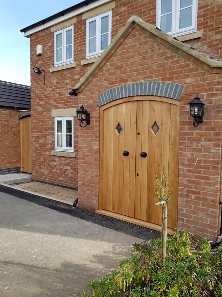 timber garage door