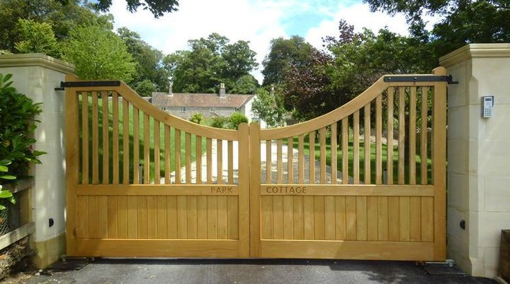 wooden garden gates