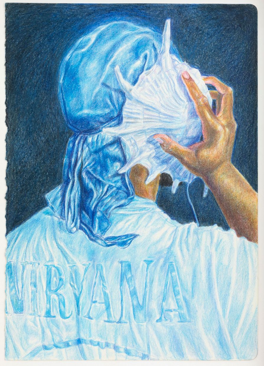 Life Line 2, 2023
Color pencil and graphite on paper
 11.75 x 8.25 inches