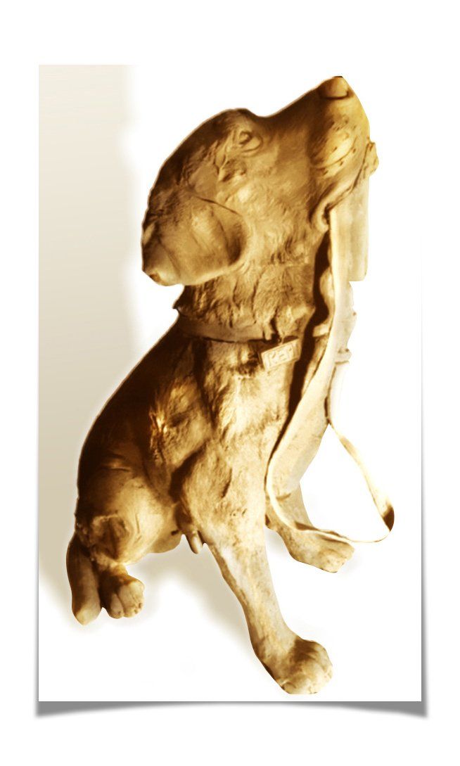 dog sculptures