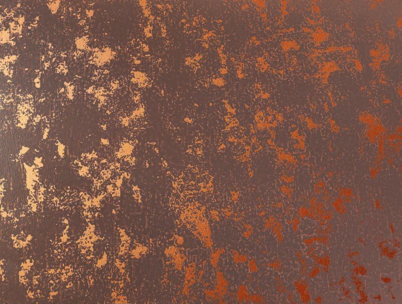 Brown and orange speckled textured background.