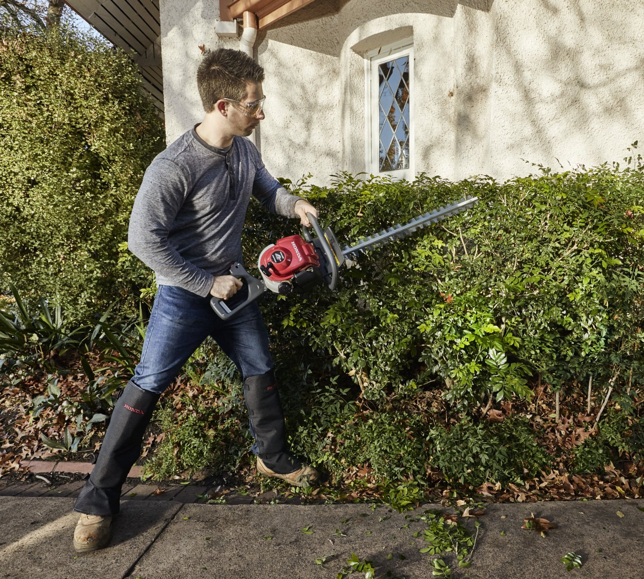 Workers Were Using Electric Mower For Gardening — The Saw Spot In Kyogle NSW