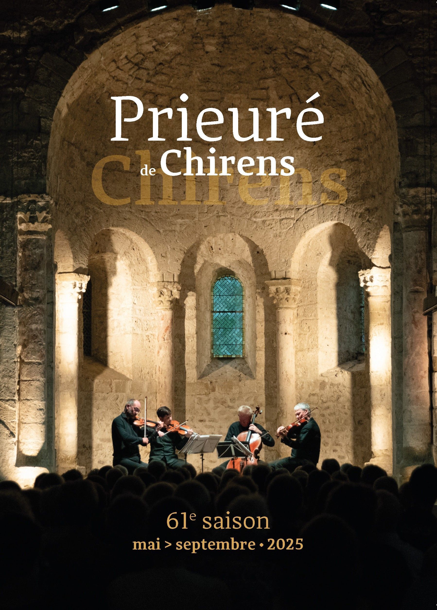 60ᵉ Festival de musique de Chambre au Prieuré de Chirens en Rhône Alpes.
