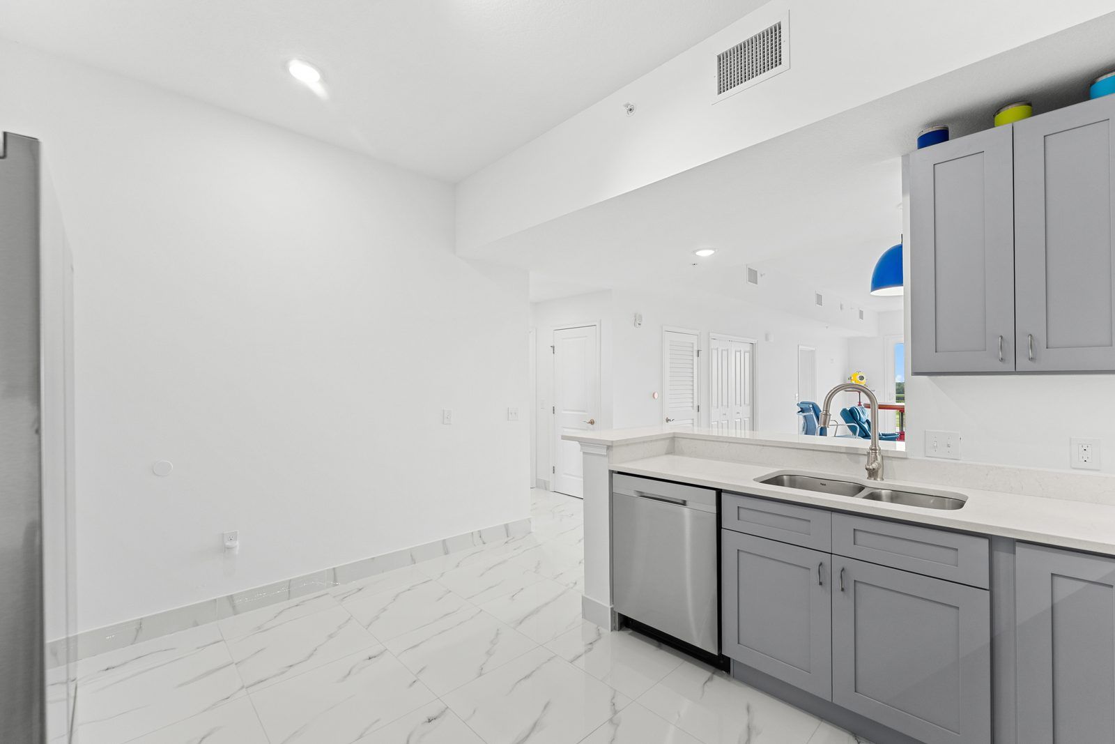 Kitchen with Samsung appliances