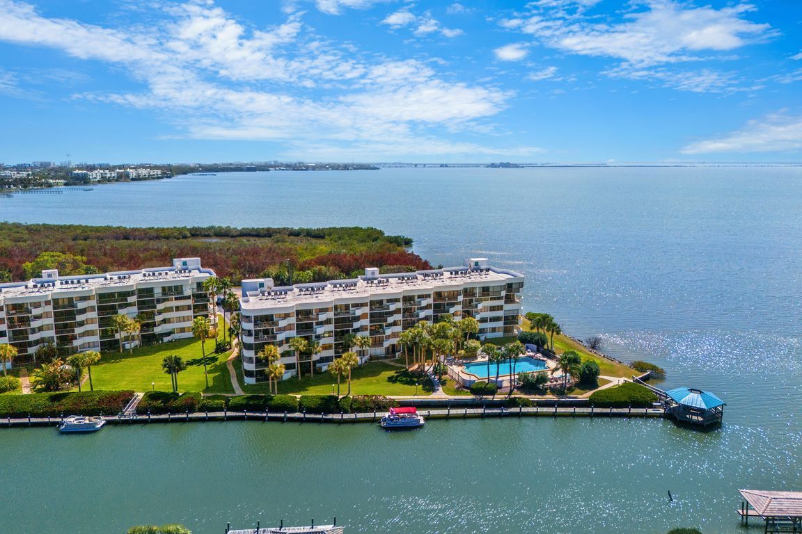 Waterfront Treasure Island Club condominium in Cape Canaveral, Florida.