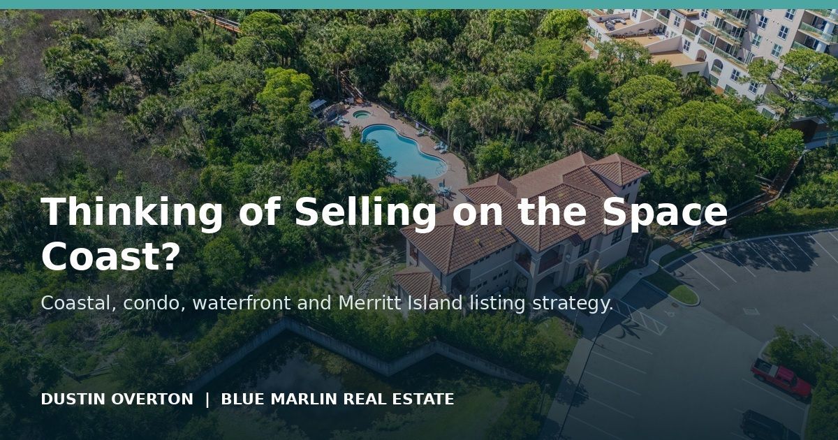 Thinking of selling on the Space Coast.
