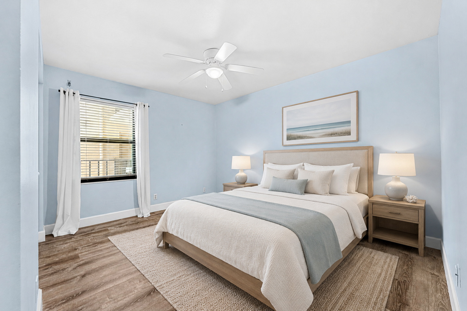 “Waterfront condo at 3220 River Villa Way Unit 121 overlooking the Indian River Lagoon in the gated Beach Woods community of Melbourne Beach, Florida.”
