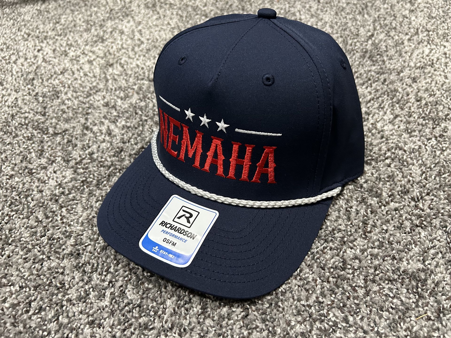 Nemaha Hat - Red, White, Blue