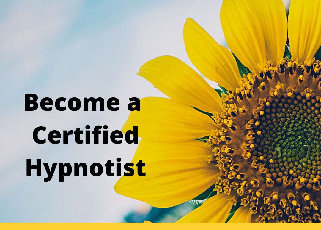 Yellow sunflower with text 