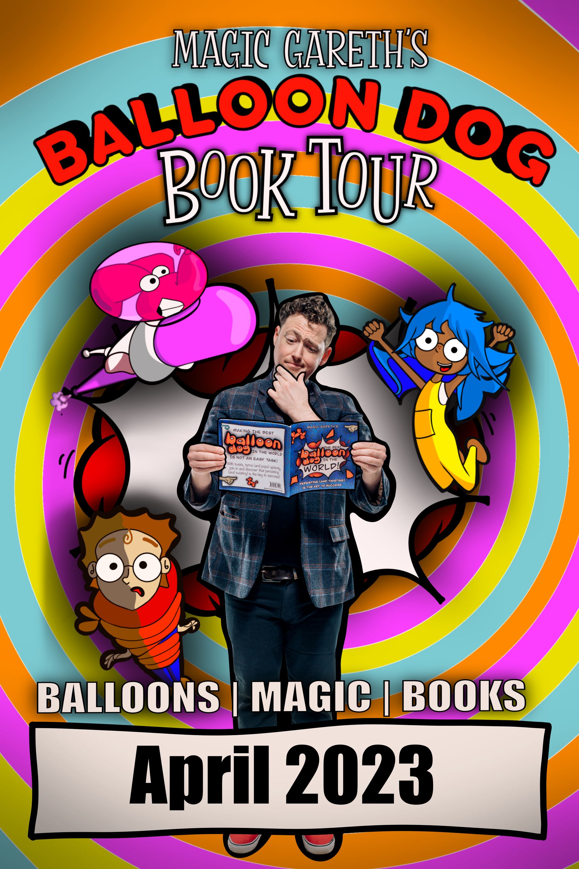 The Book Tour Poster 2023