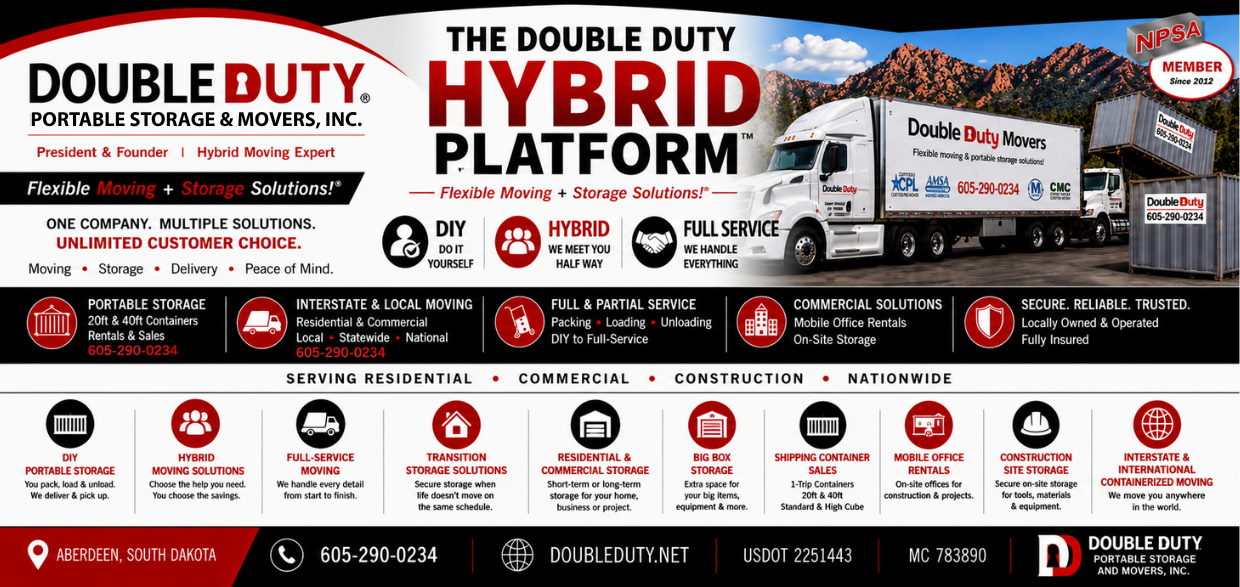 Double Duty - Portable Storable