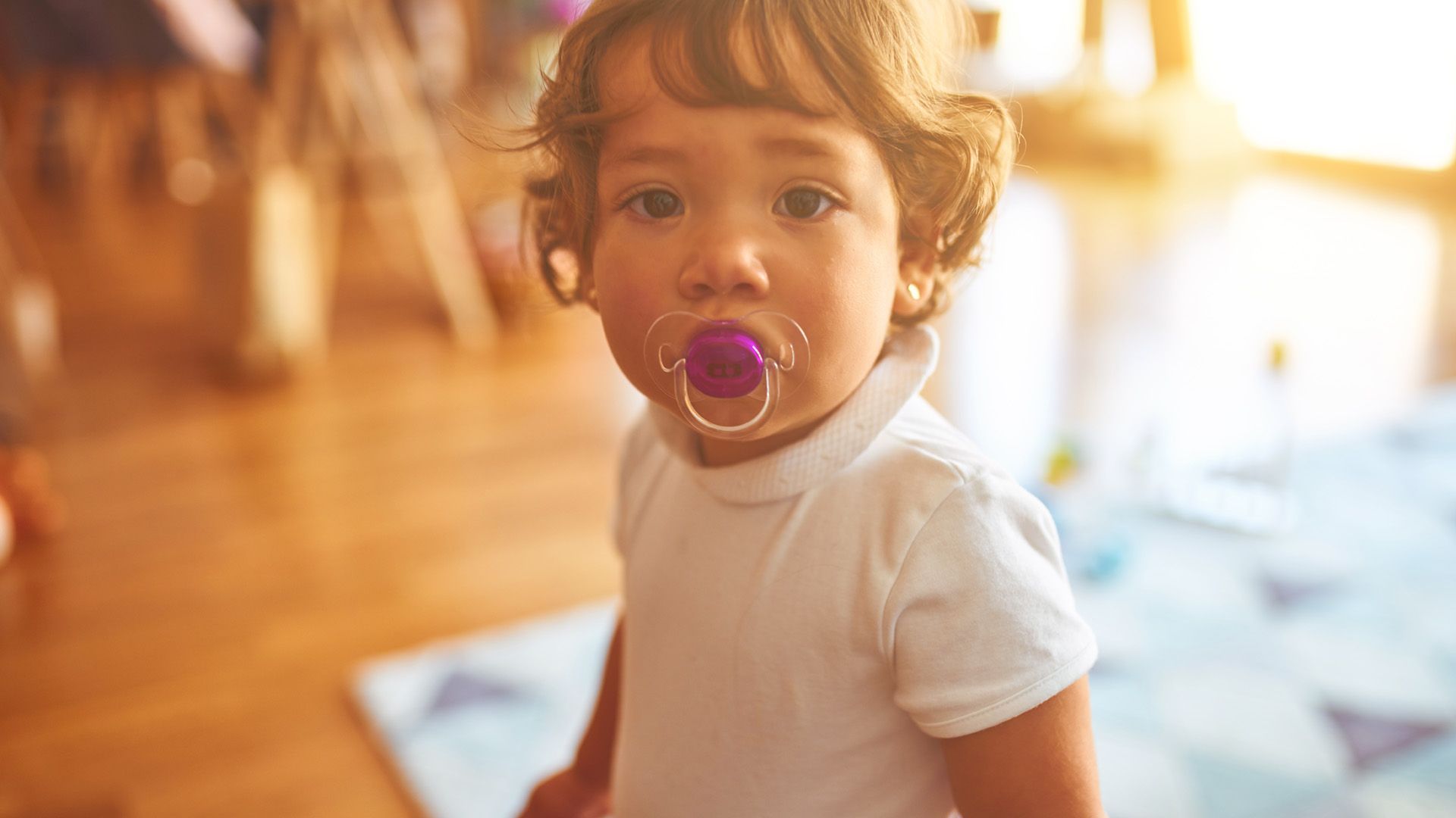 At what age does a pacifier affect teeth?