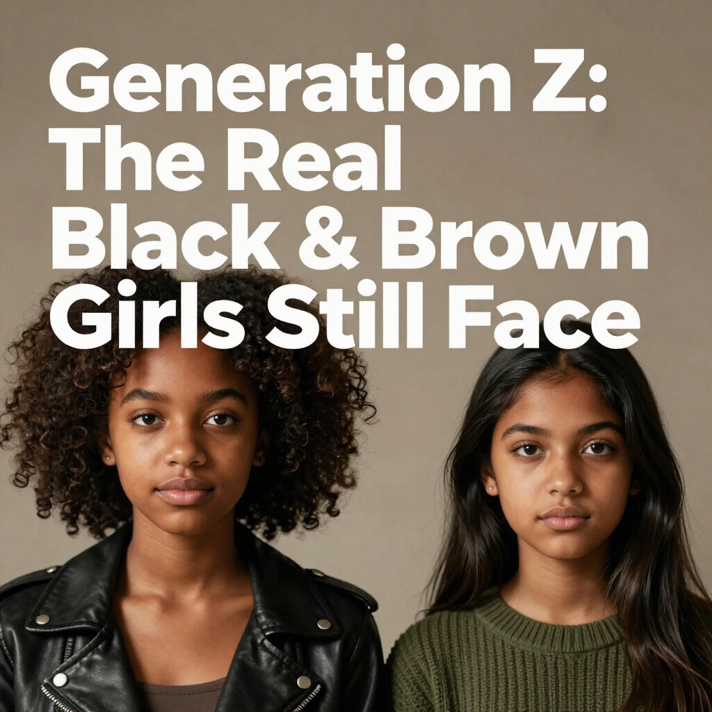 Gen z Black and Brown girls