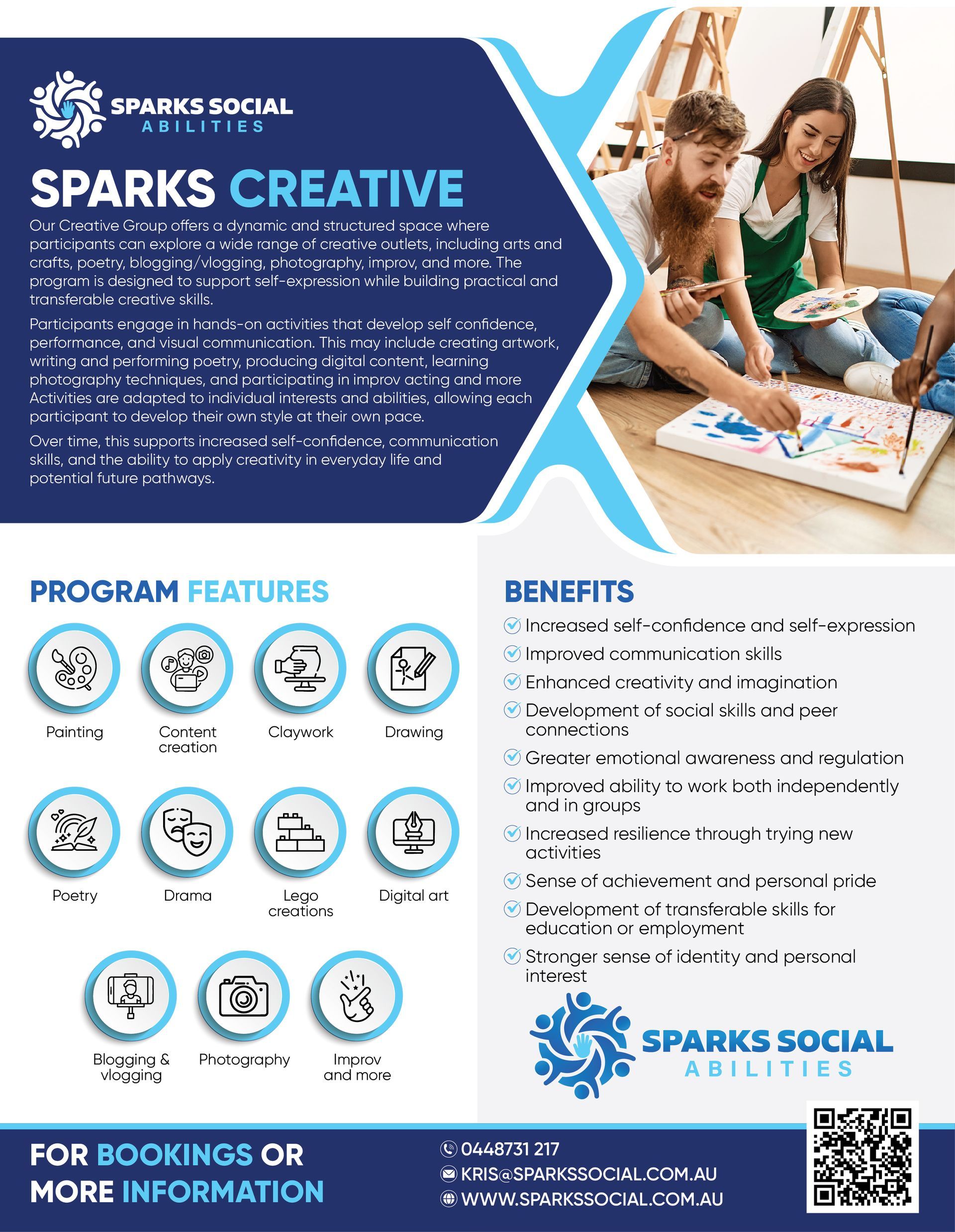 Sparks Creative — Sparks Social Abilities in Bungalow, QLD