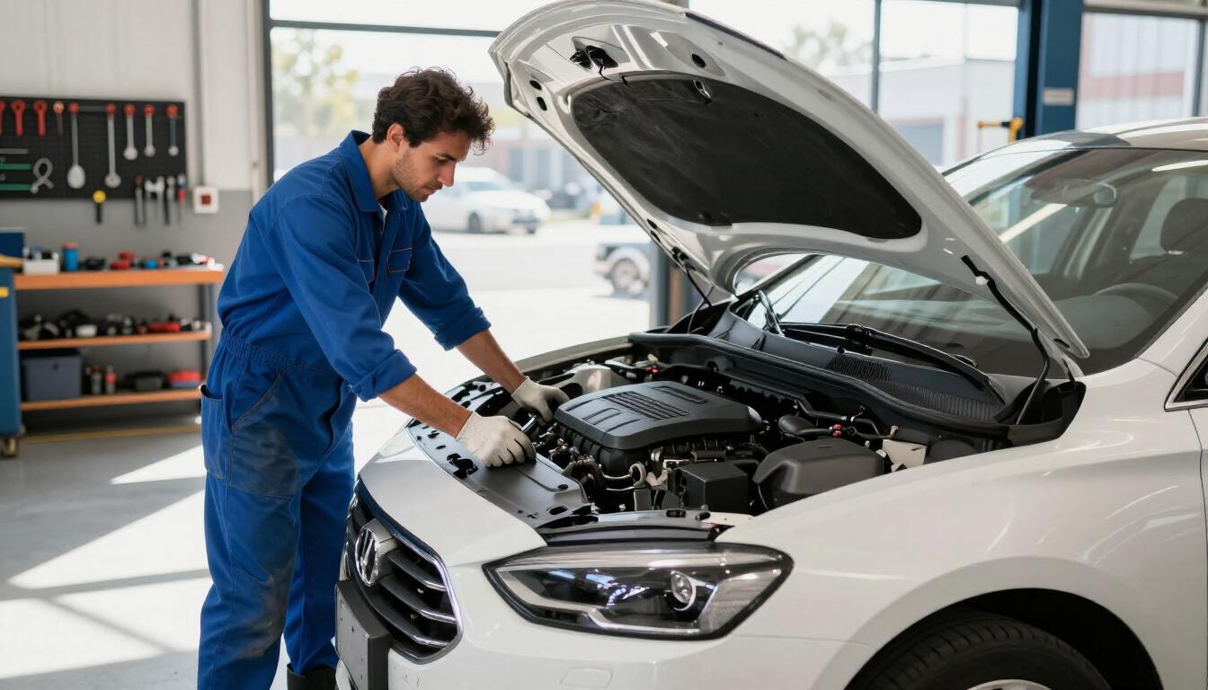 Expert Mechanic Engine Inspection