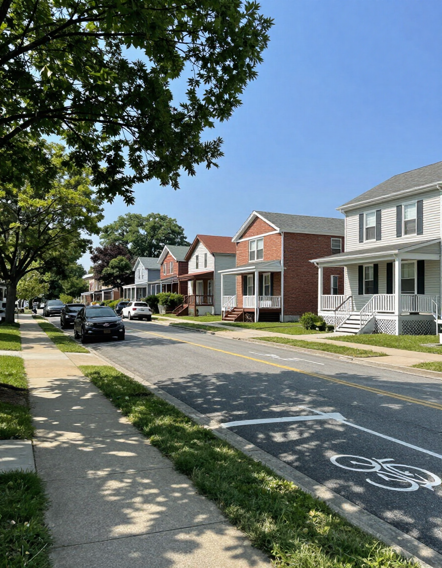 Buffalo residential neighborhood