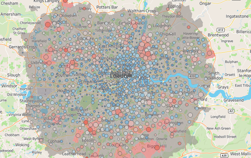 map of london