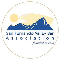 A logo for the san fernando valley bar association