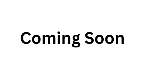 Black text reading “Coming Soon” on a white background