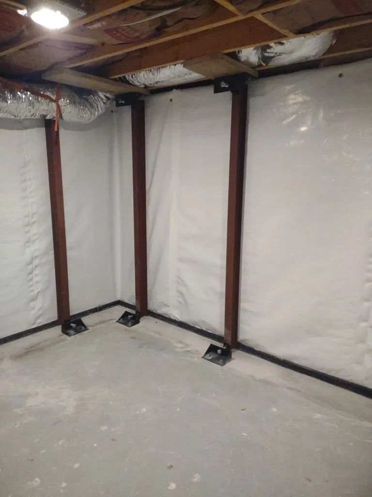 Basement waterproofing in Inverness community of Birmingham Al by H2O Waterproofing