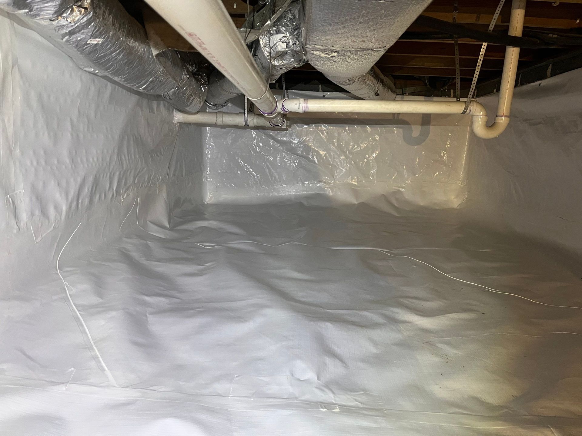 Crawl Space Vapor Barrier installed in Birmingham, AL by H2O Waterproofing