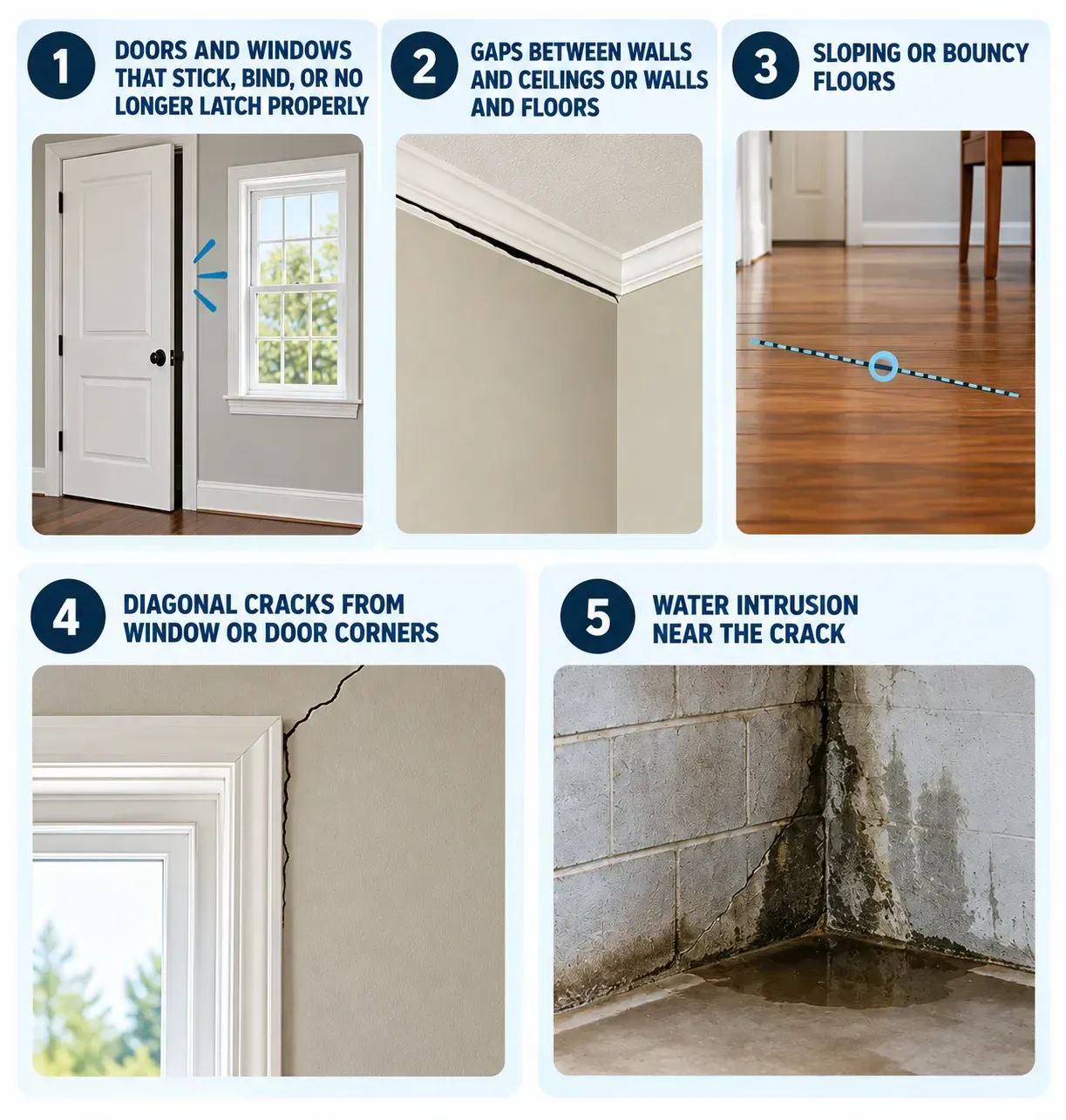 Five Foundation Warning Signs