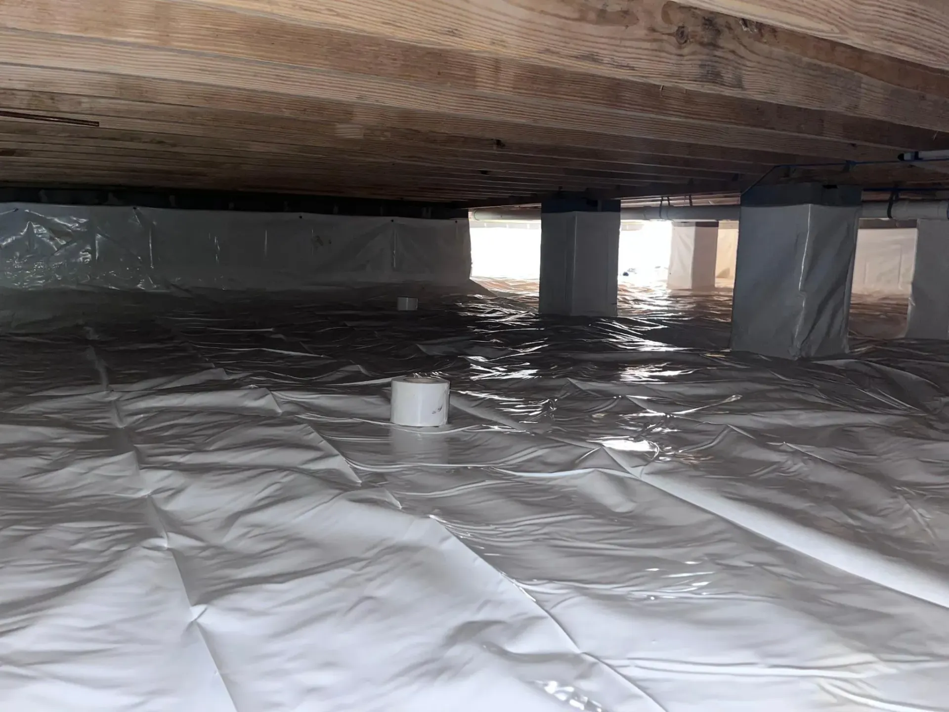 Exterior basement waterproofing in the Glen Cross subdivision of Trussville, AL 35173