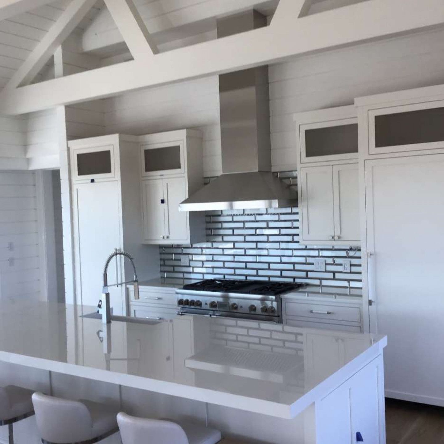 Kitchen Cabinet Design White Painted