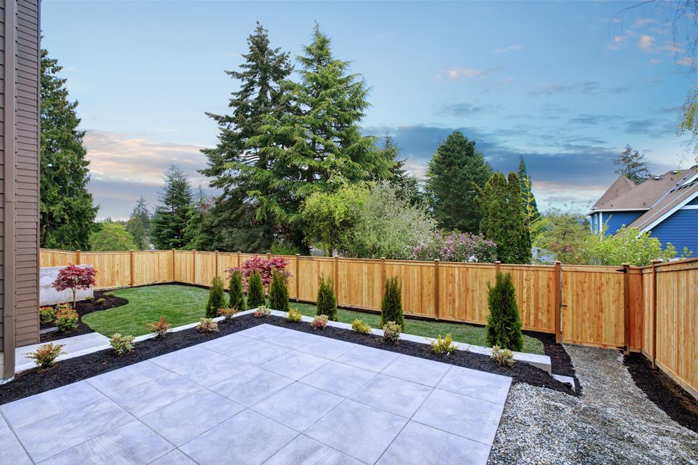 Newly Constructed Patio