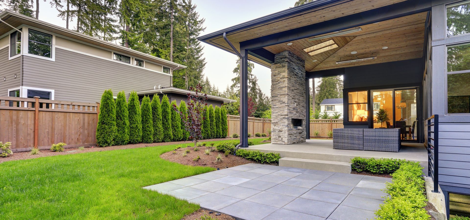Newly Constructed Patio