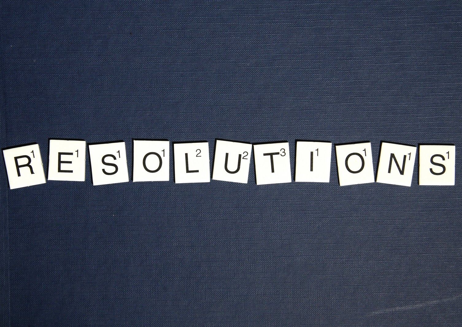 New year's resolutions