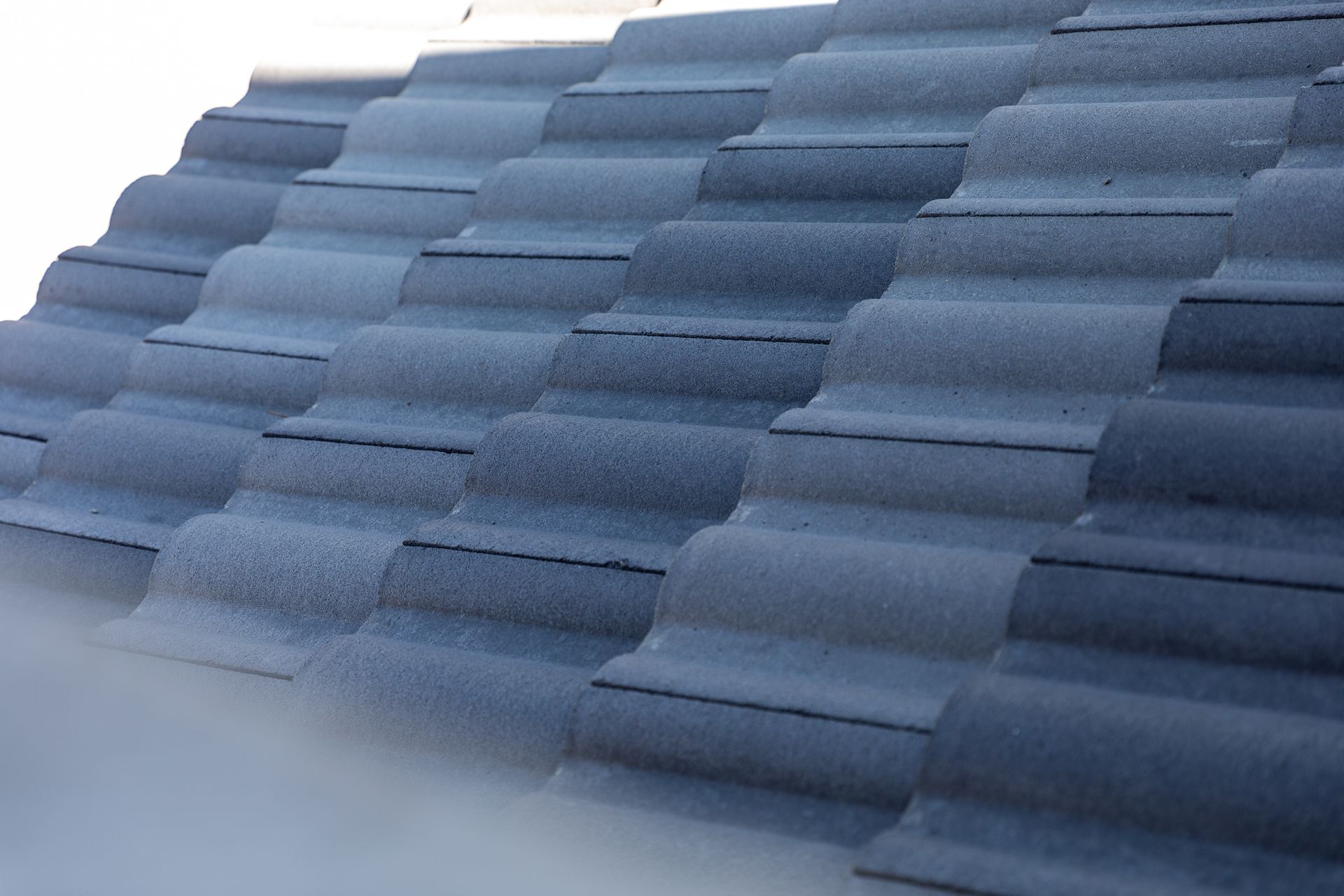 A close up of a roof with a white background