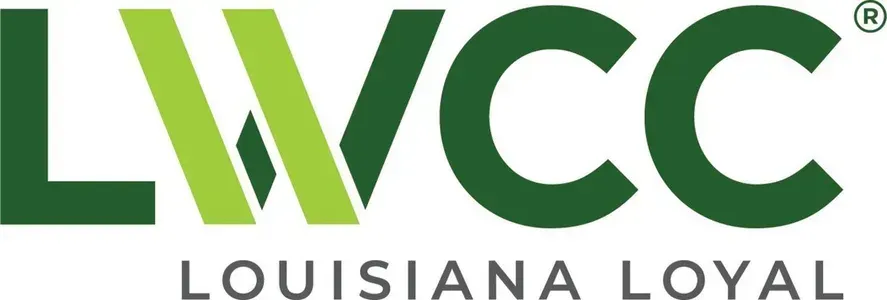 LWCC Louisiana Loyal logo in green with black text on a white background