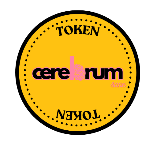 A yellow token that says cererum on it