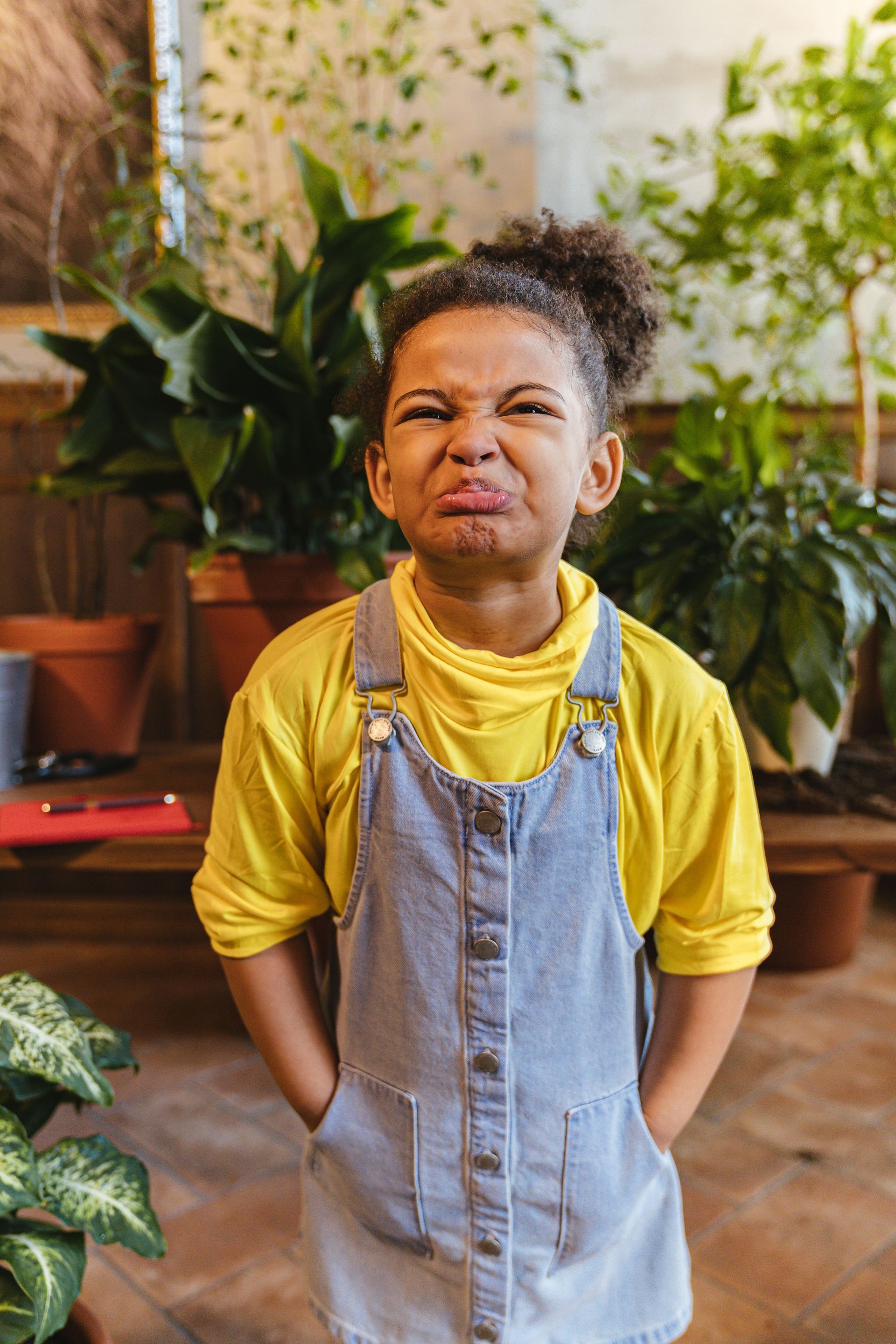 Child having a tantrum.