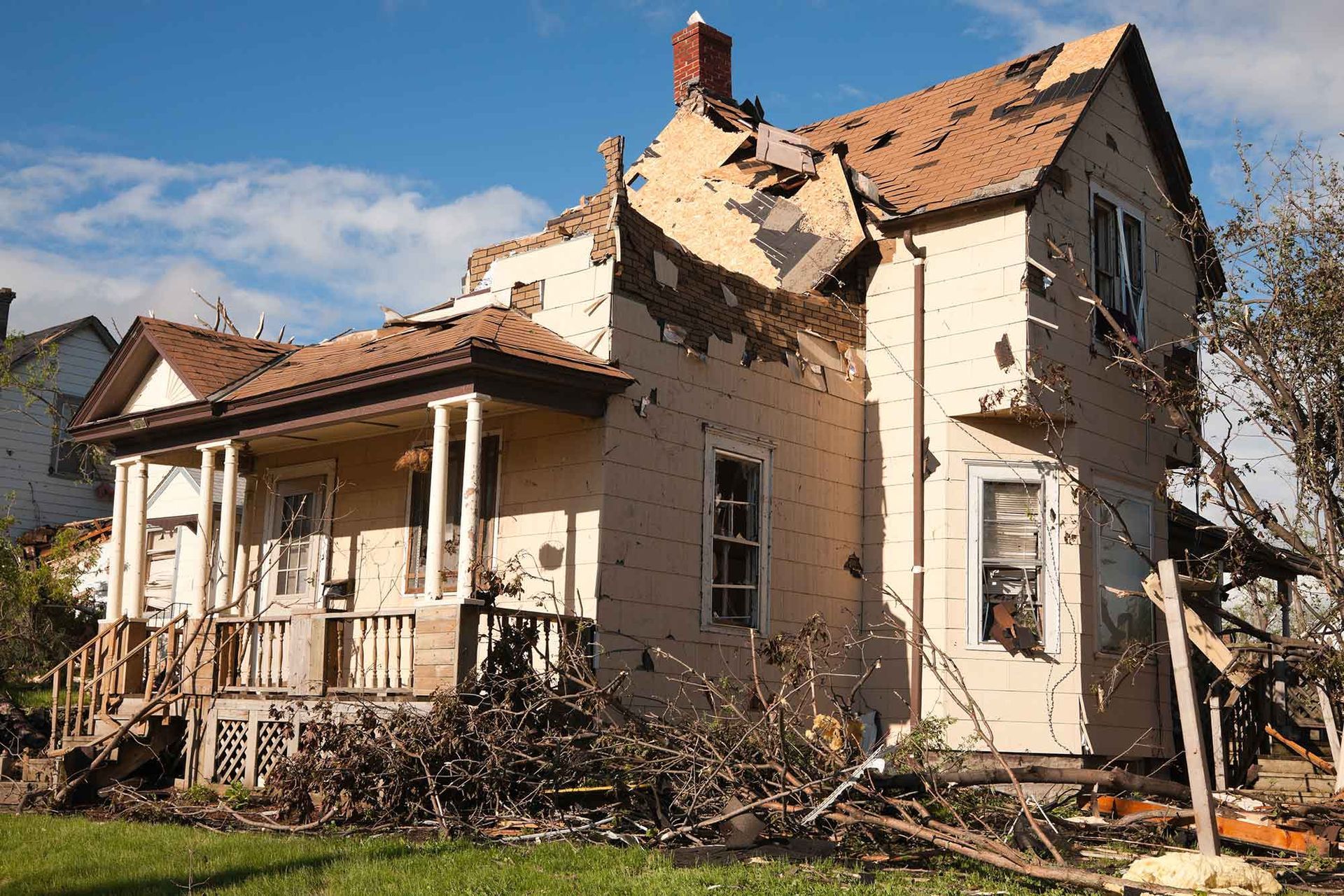 Damaged House — Fountain, FL — USCAPC