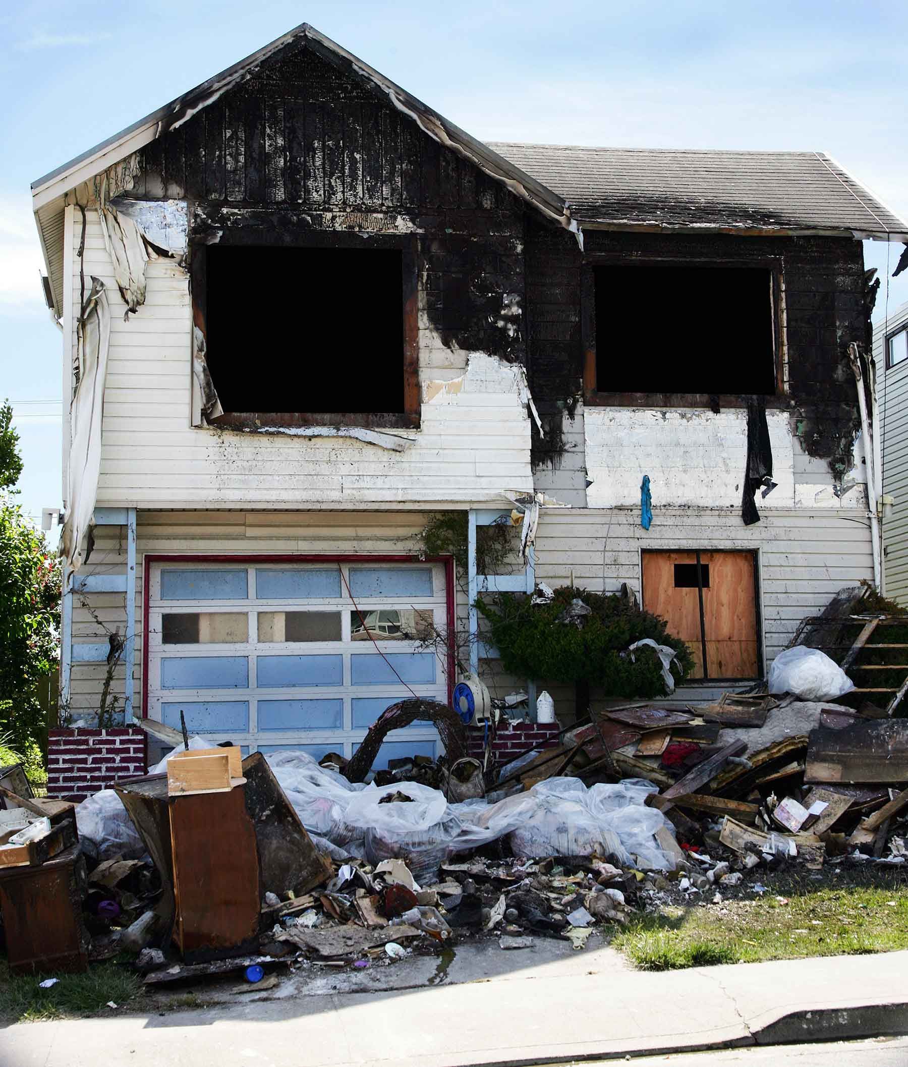 Burned House — Fountain, FL — USCAPC