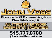 John Voss Concrete & Excavating INC. John Voss Concrete & Excavating INC.